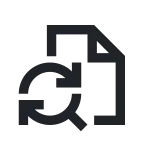 Search And Replace Document SVG Icon